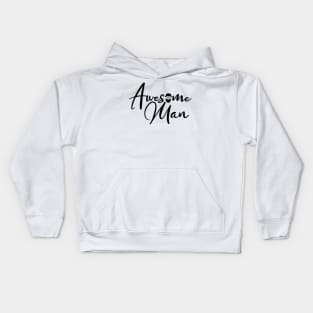 awesome man Kids Hoodie